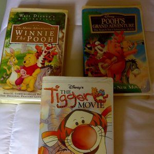 Winnie the Pooh and Tigger VHS movies